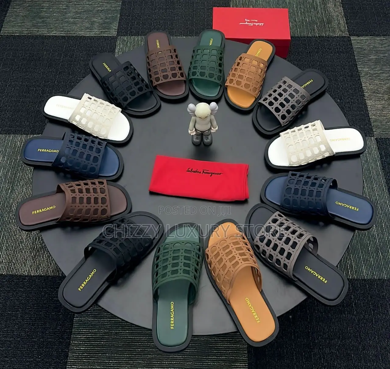 Salvatore Ferragamo Quality Luxury Men Slip-On