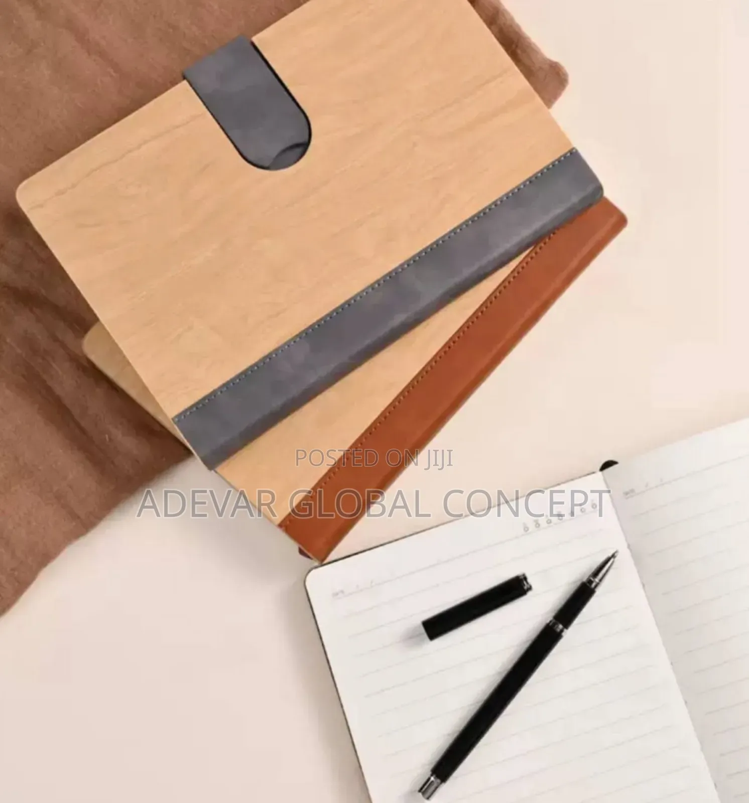 A5 Wooden Business Notebook Corporate Gift Set Notepad