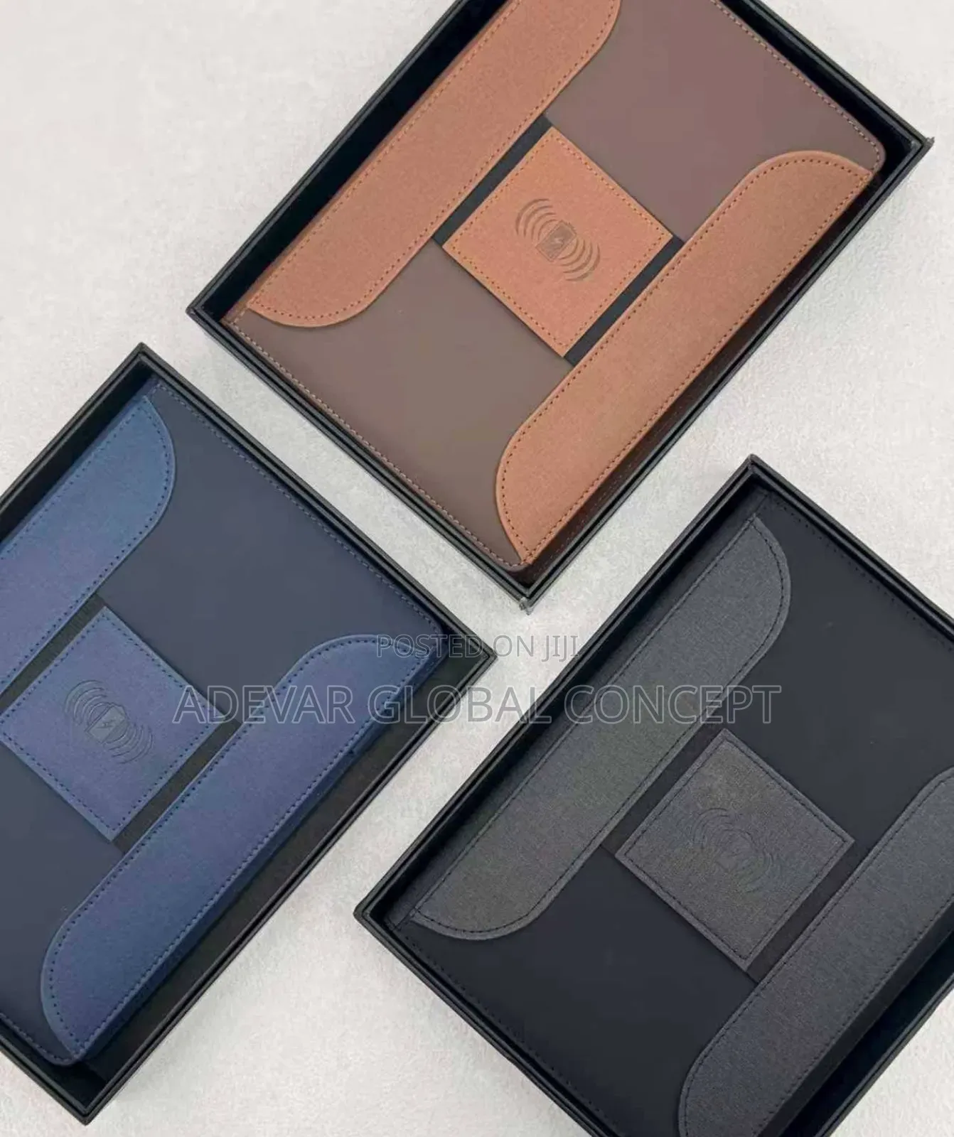 A5 Wireless Charging Business Folder Notebook Corporate Gift for Men