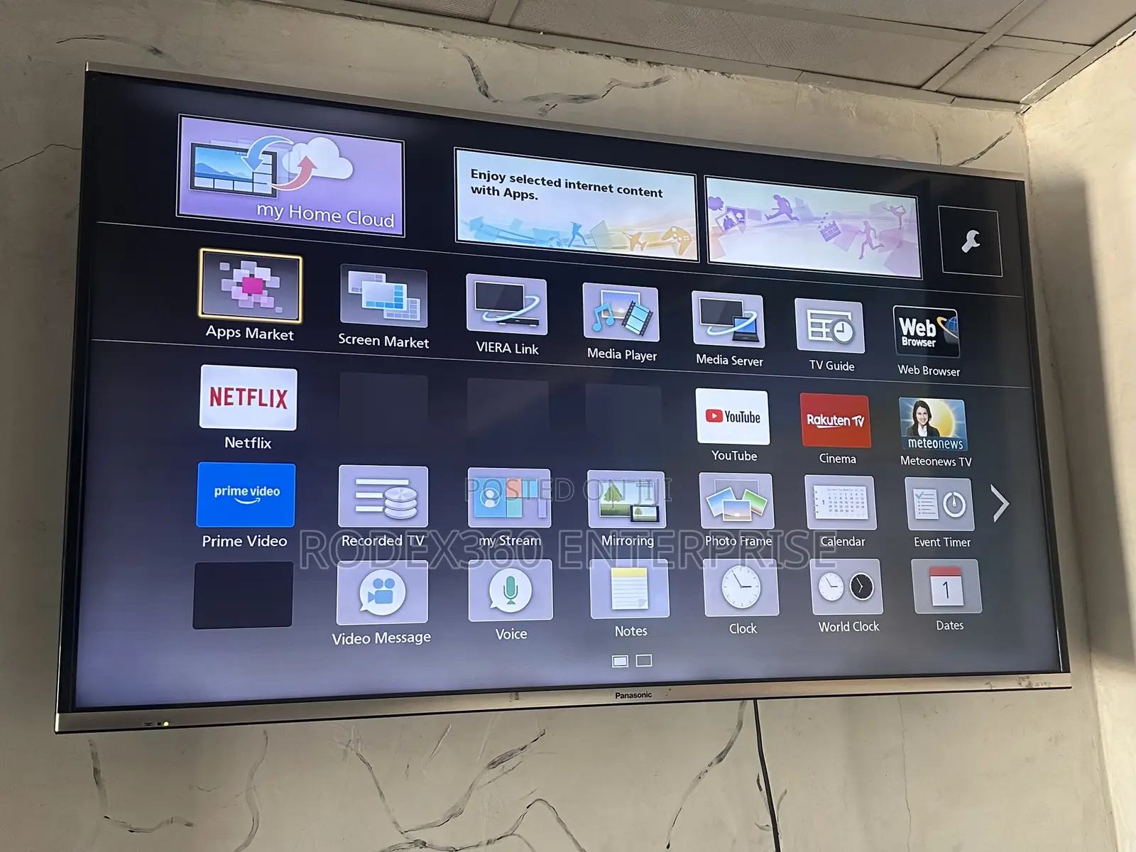47-inch Panasonic 4k Ultra Hd 3d Smart Tv