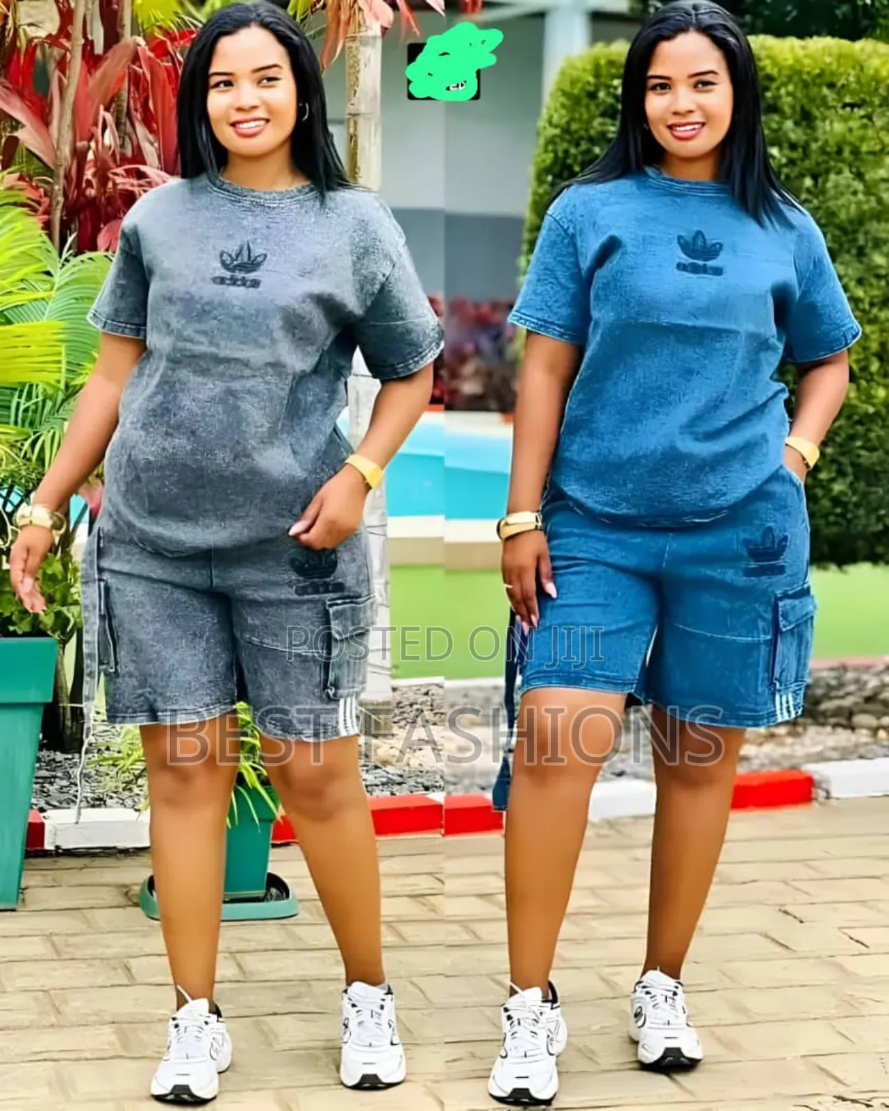 Adidas Jeans 2pcs Shorts