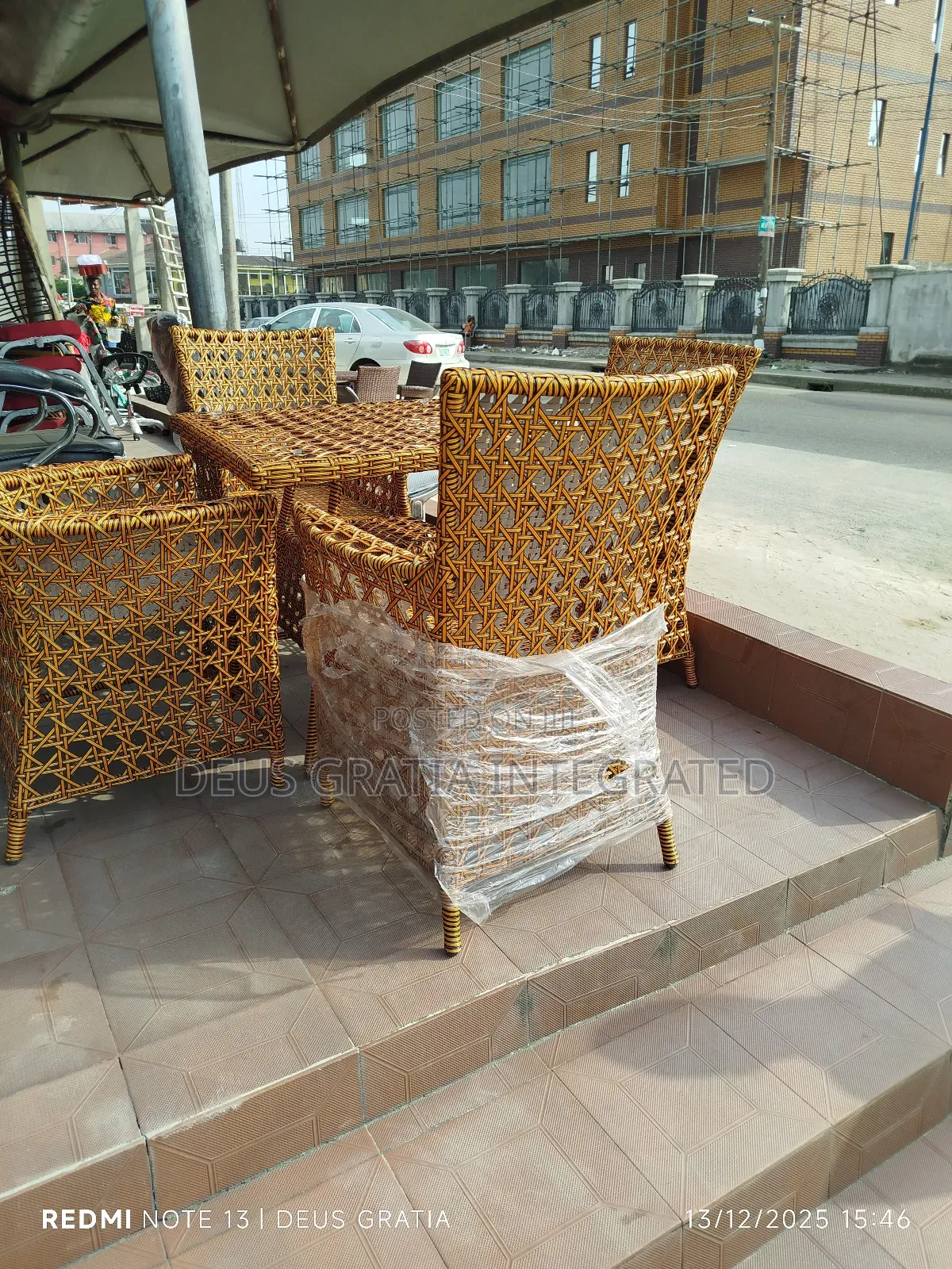 Outdoor Rattan Table And Chairs