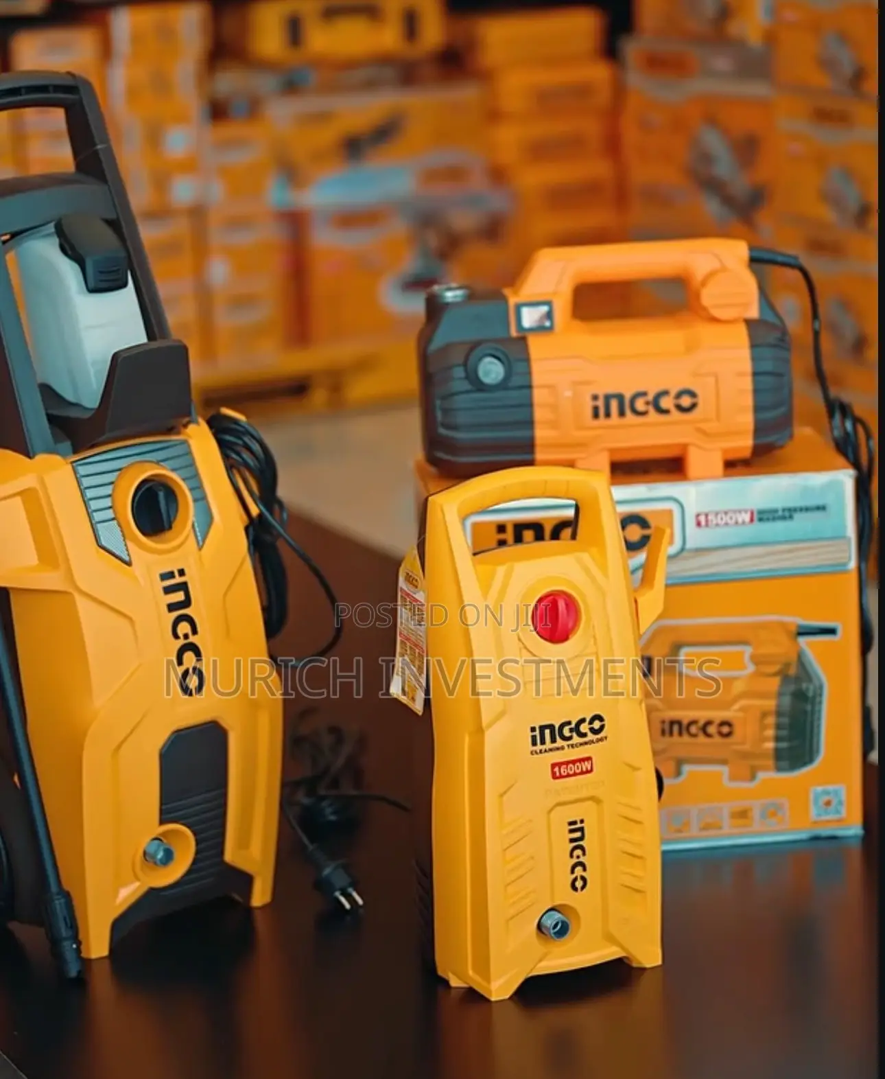 Ingco 1600w High Pressure Washer Hpwr16008