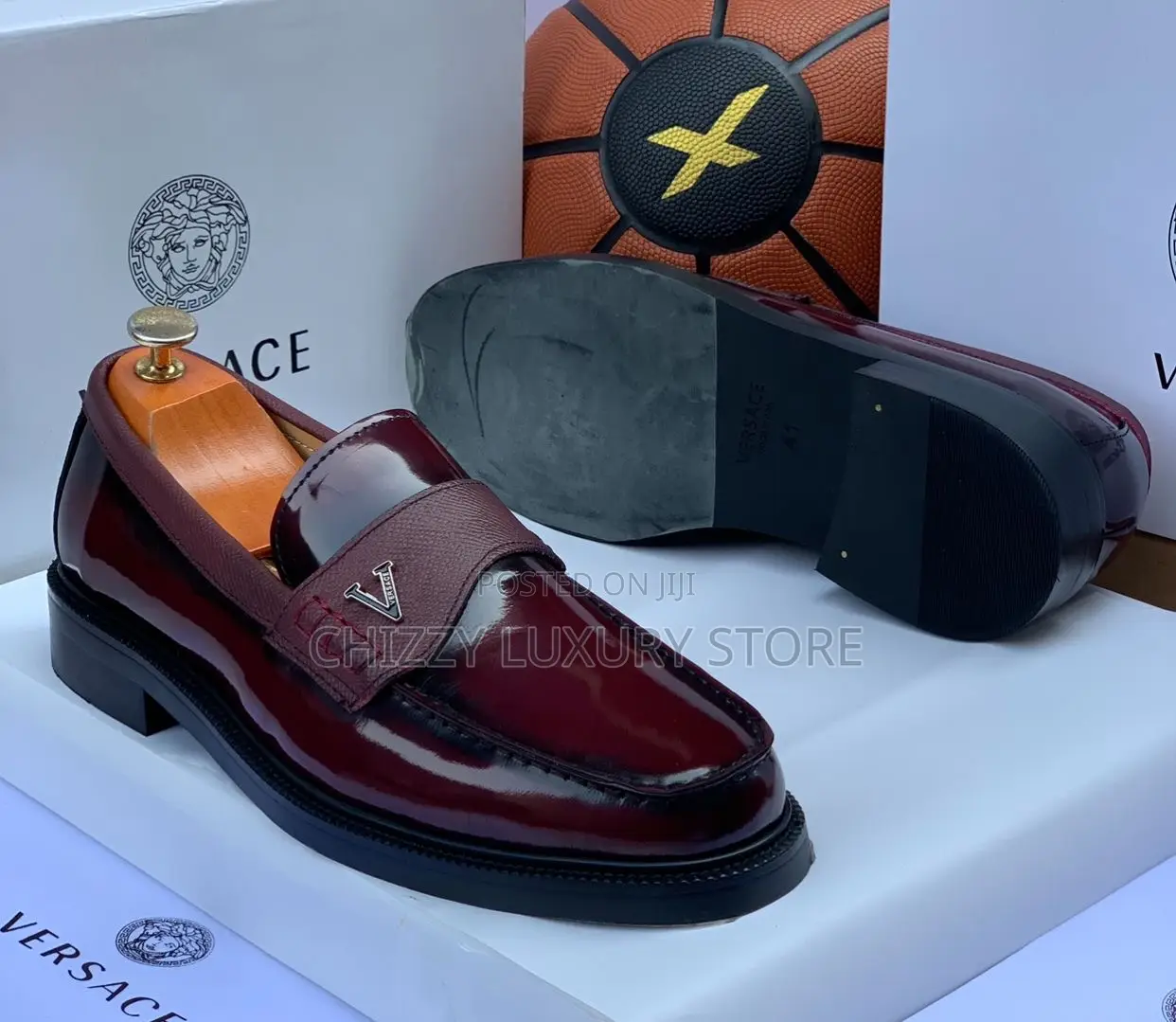 Versace Quality Luxury Men Genuine Leather Cooperate Shoe