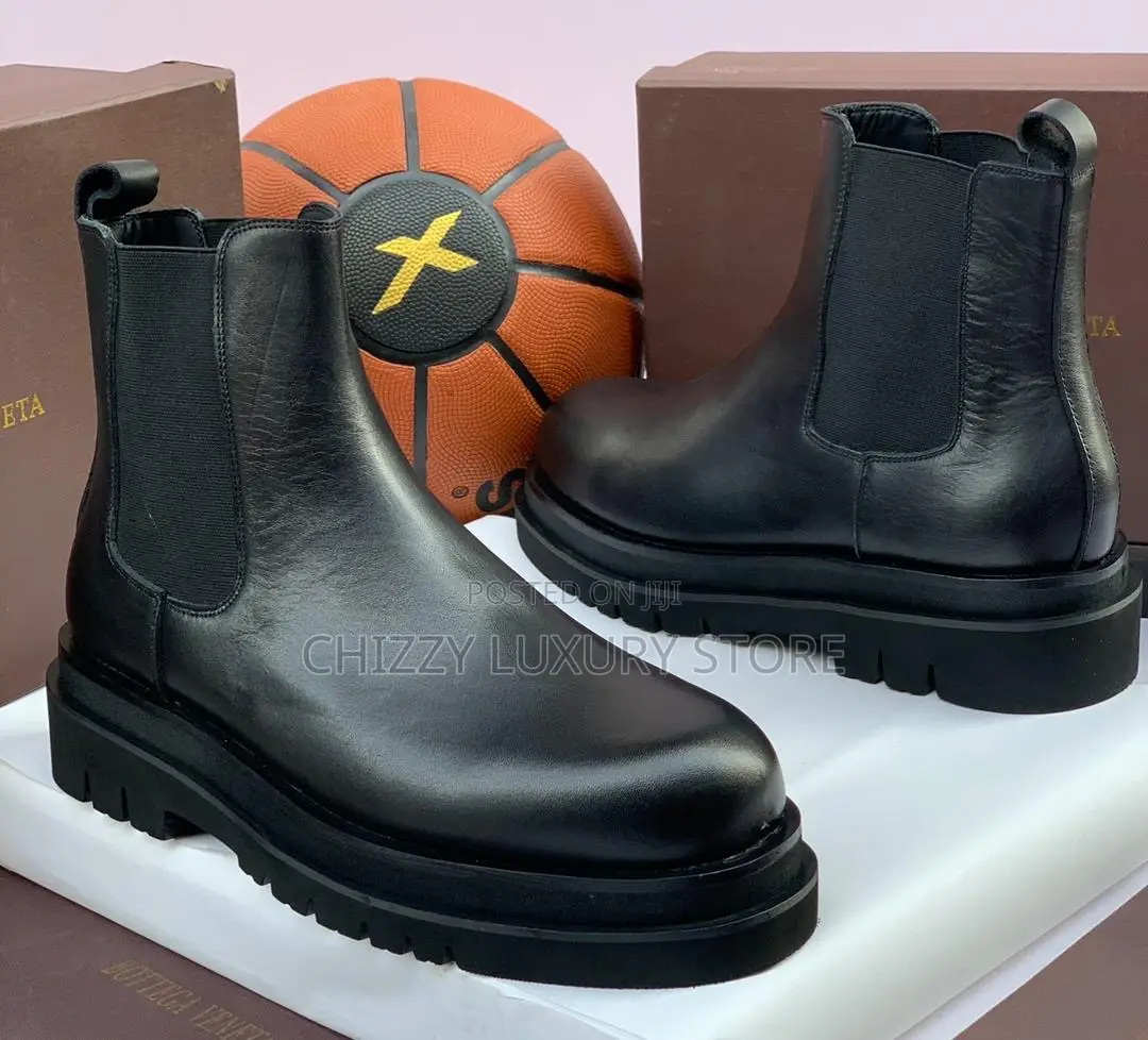 Bottega Veneta Quality Luxury Men Genuine Leather Boots