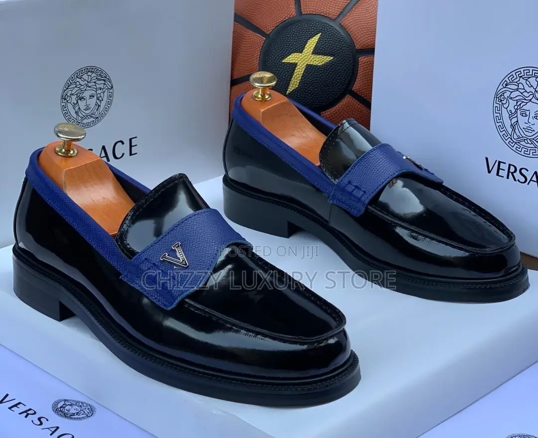 Versace Quality Luxury Men Genuine Leather Cooperate Shoe