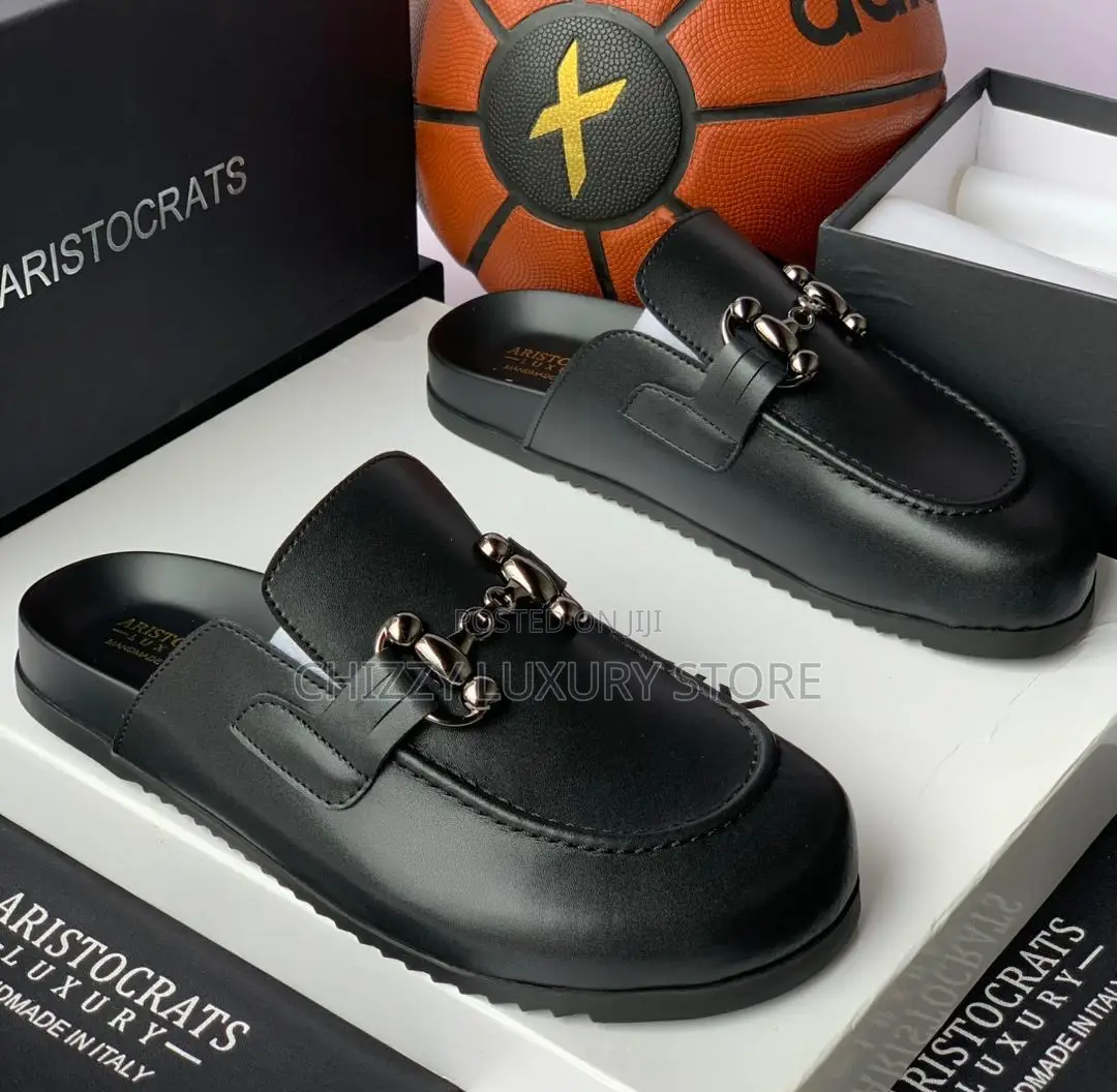Aristocrat Quality Luxury Men Genuine Leather Half Shoe