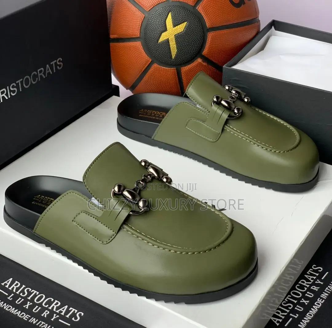 Aristocrat Quality Luxury Men Genuine Leather Half Shoe
