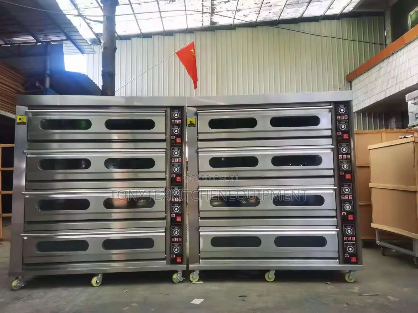 Commercial Bakery Gas Oven 16 Trays