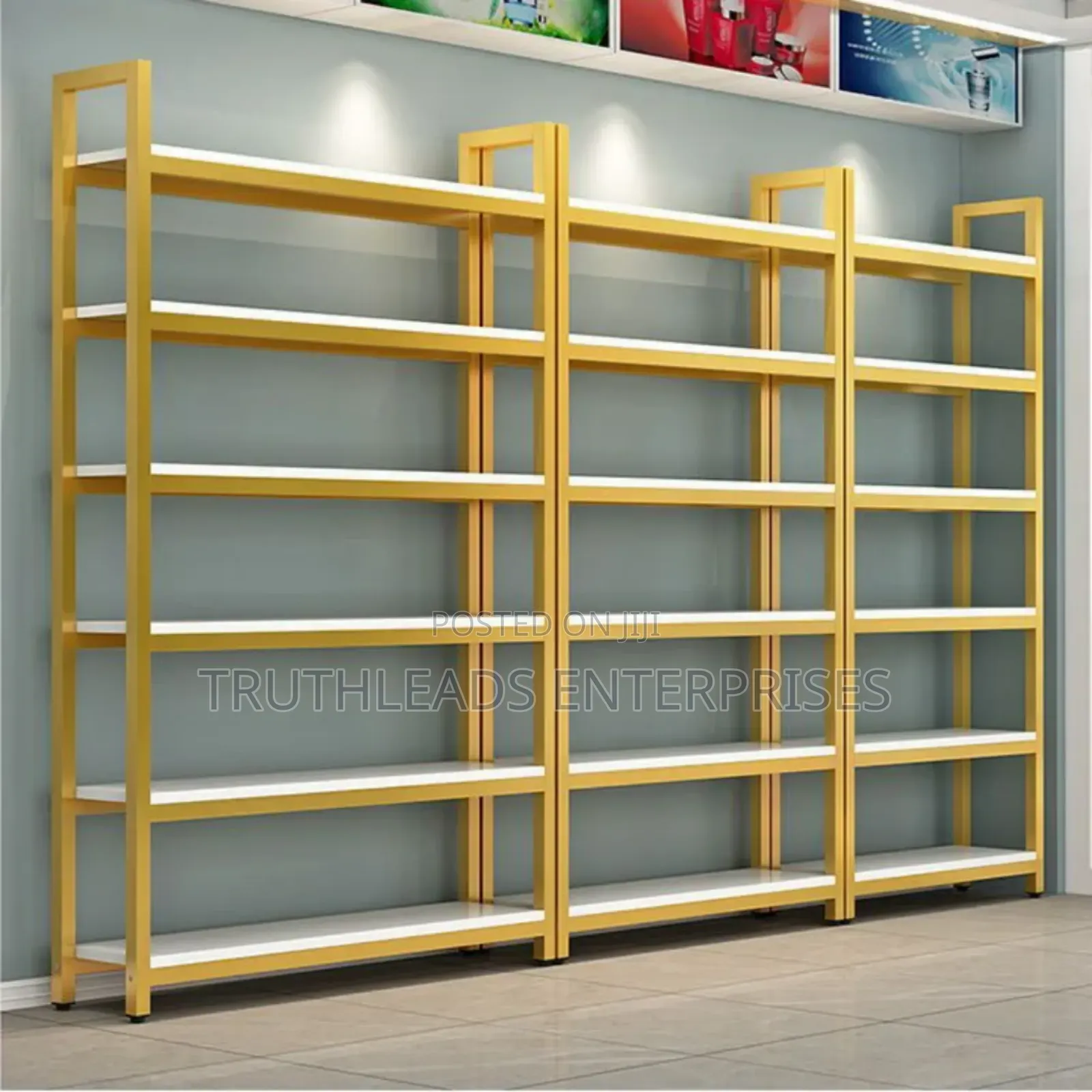 Imported Modern Iron Metal Shelving Stand