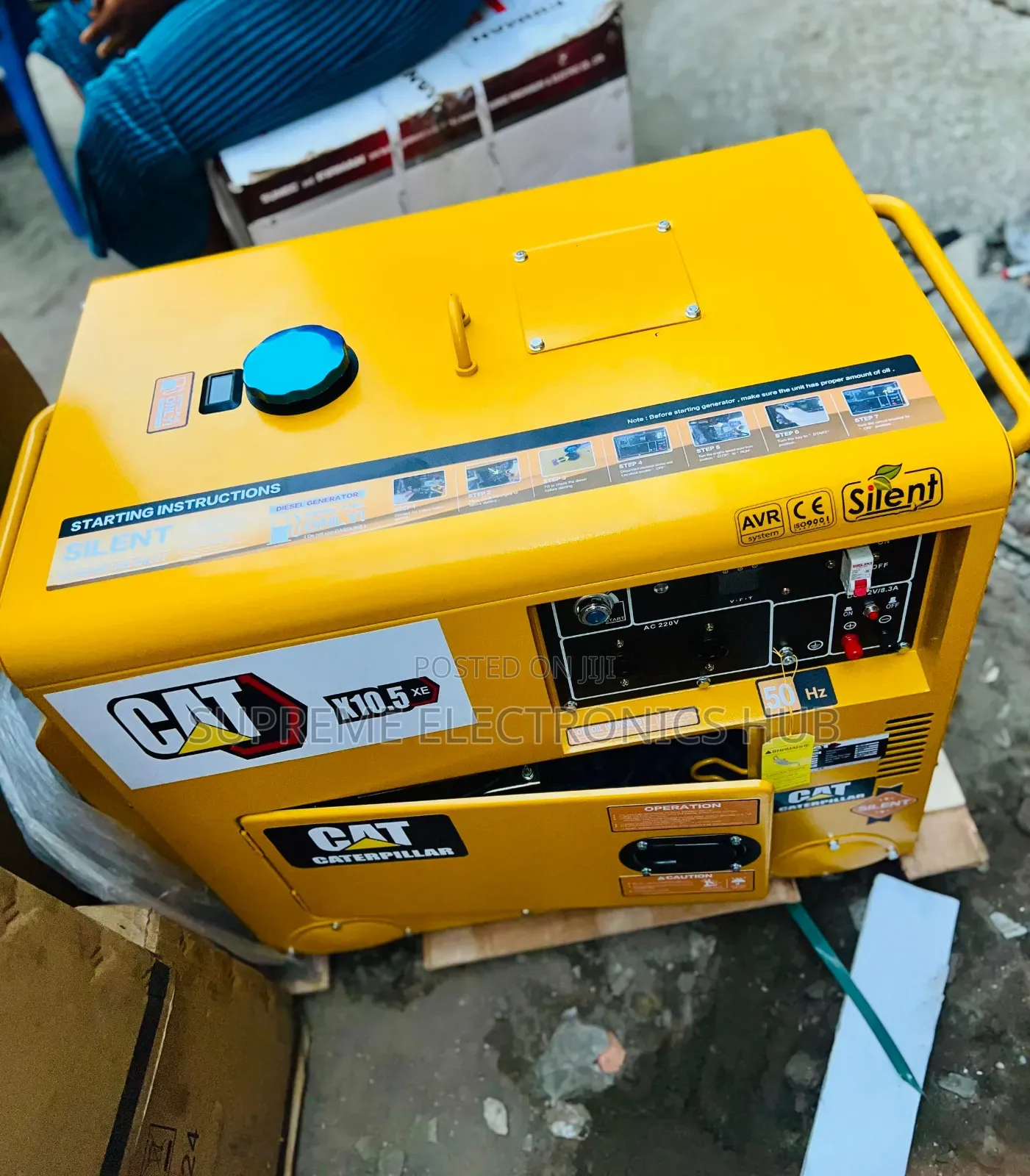 Best Selling Cat Mantrac Diesel Soundproof Gen Available in Stock