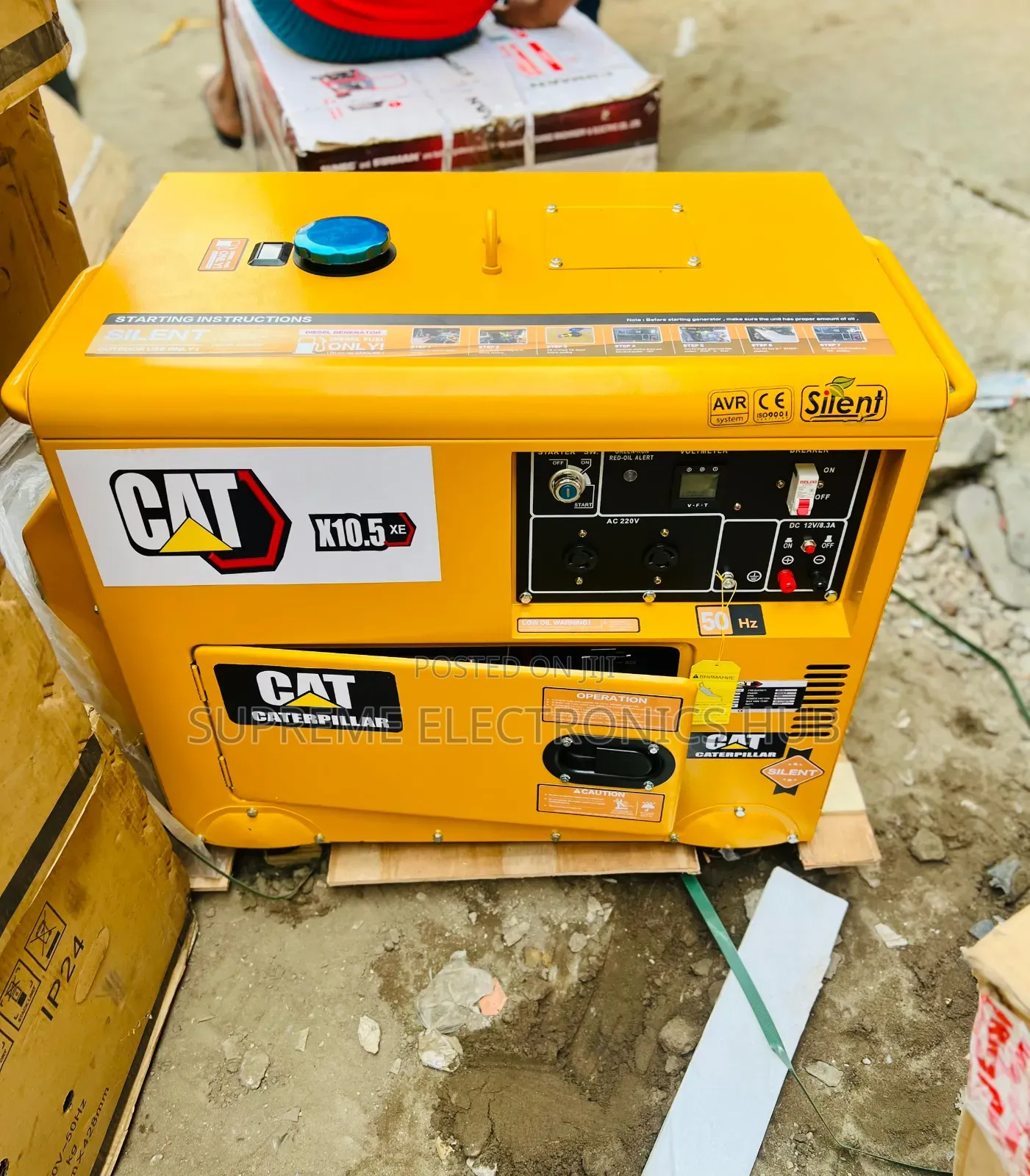 10/10.5kva Cat Soundproof Generator {Super Strong and Durable Engine}