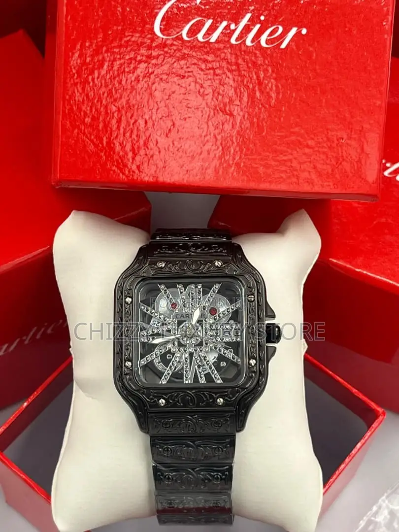 Cartier Quality Men Chain Strap Wristwatch