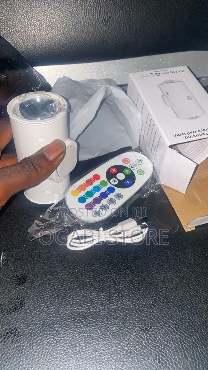 Rechargeable Magnetic Motion Sensor Night Light With Remote