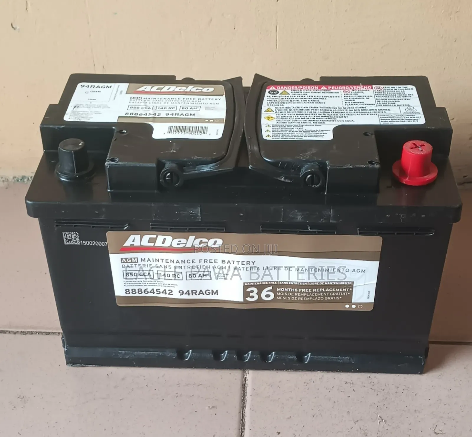 AC Delkor Agm 80amps