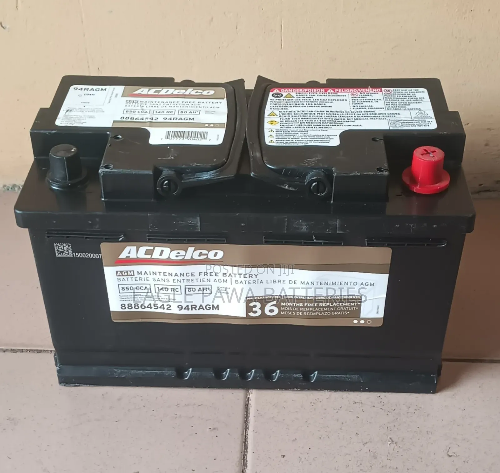 AC Delkor Agm 80amps