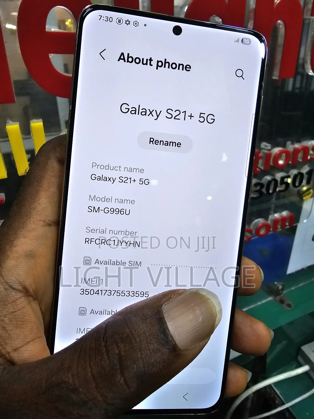 Samsung Galaxy S21+ 5G 128 GB Blue