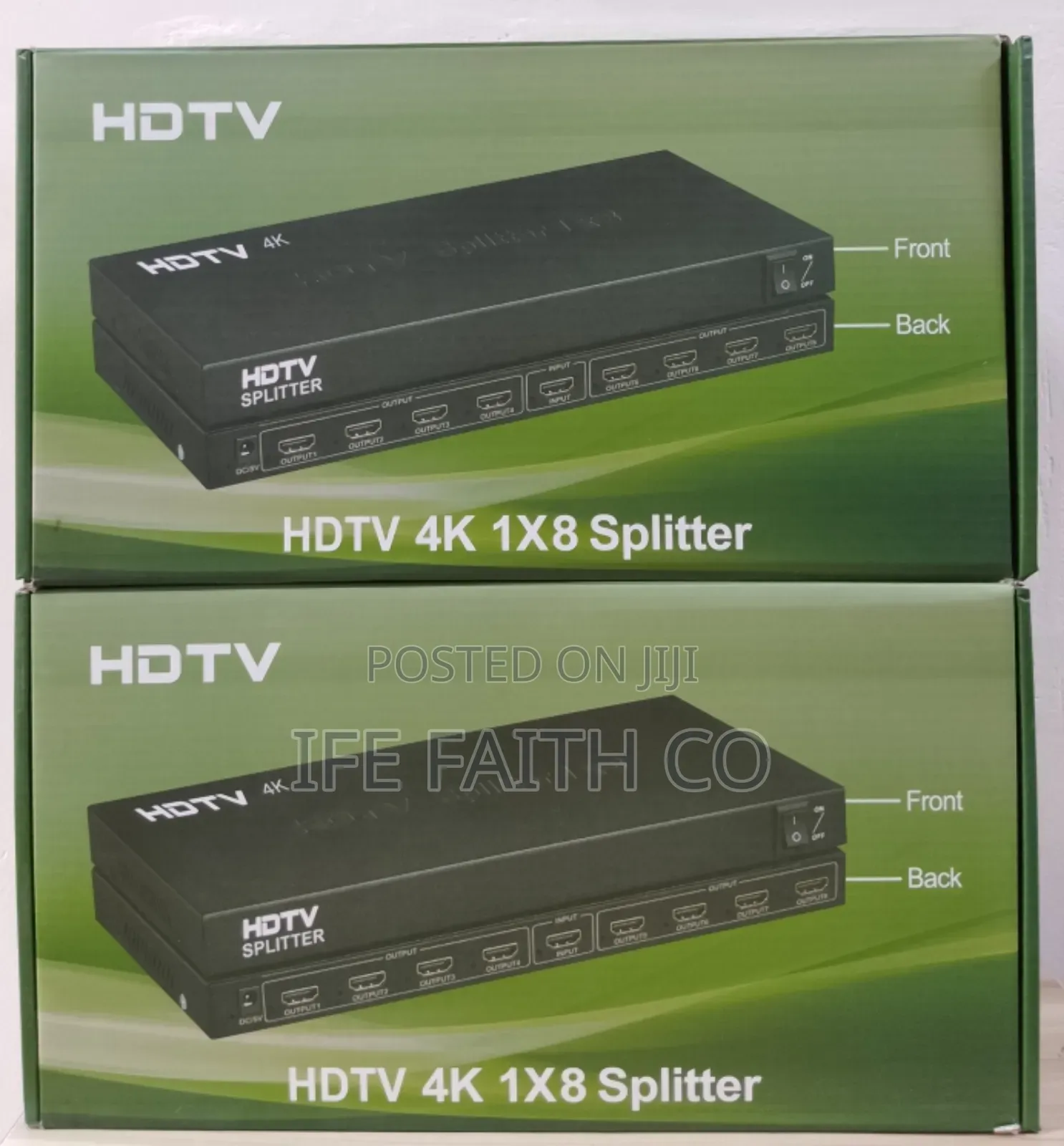  8 Port Hdmi Splitter 1×8 1 in 8 Out Audio Supports 3d, X 