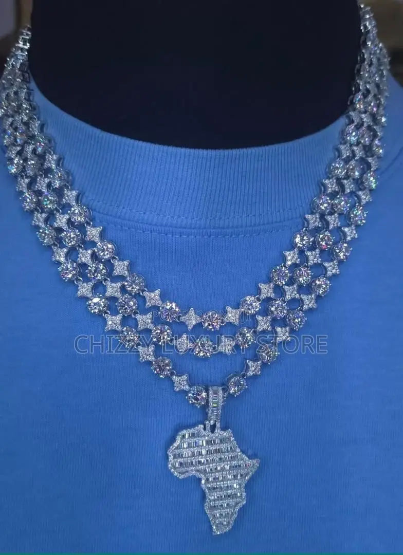 VVS Moissanite Quality Luxury Iced Neck Chain and Pendant