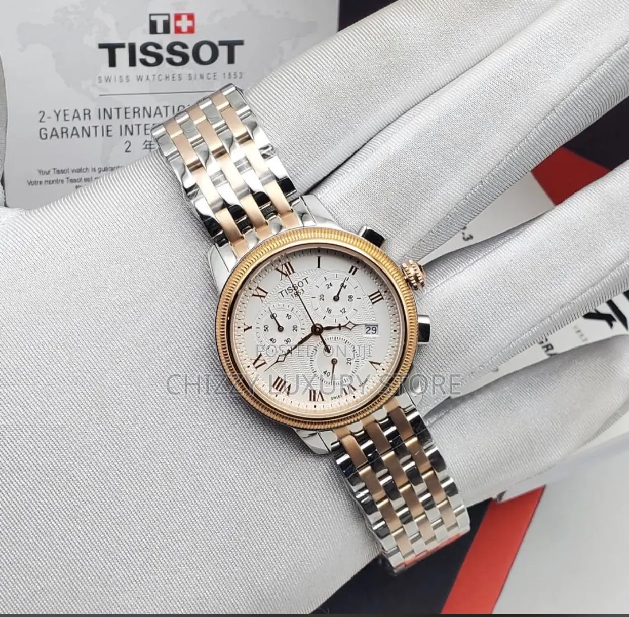 Tissot Quality Luxury Ladies Automatic Engine Wristwatch.