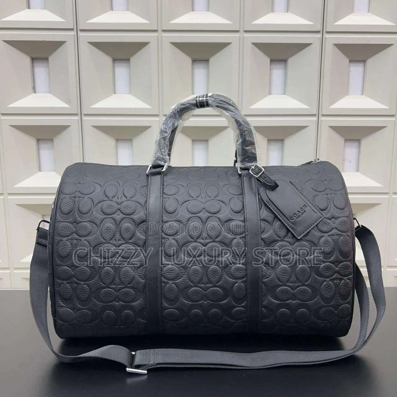 Coach Quality Luxury Genuine Leather Duffle Bag