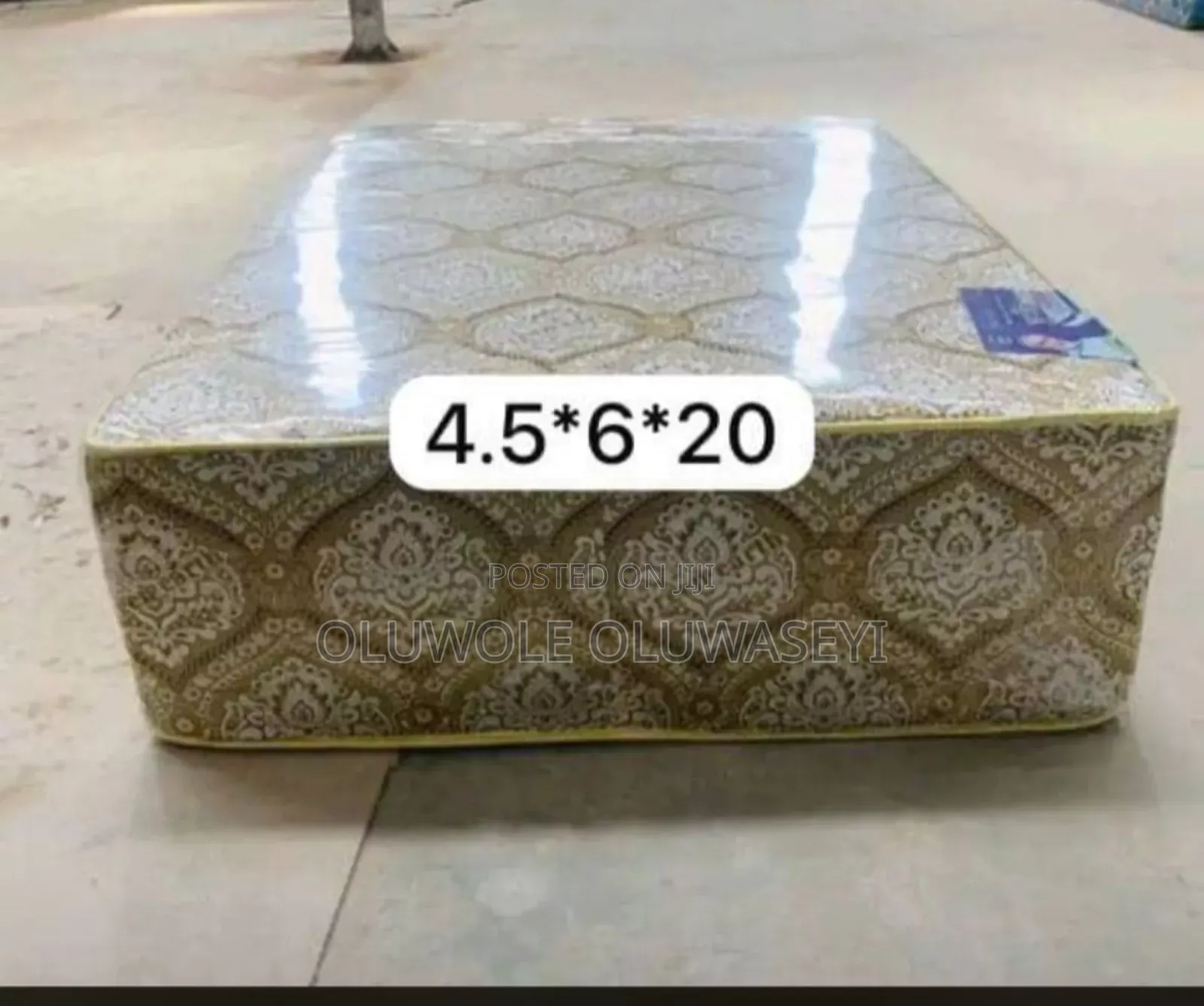 4.5 by 6 by 20 High Quality Semi Orthopedic Mattress