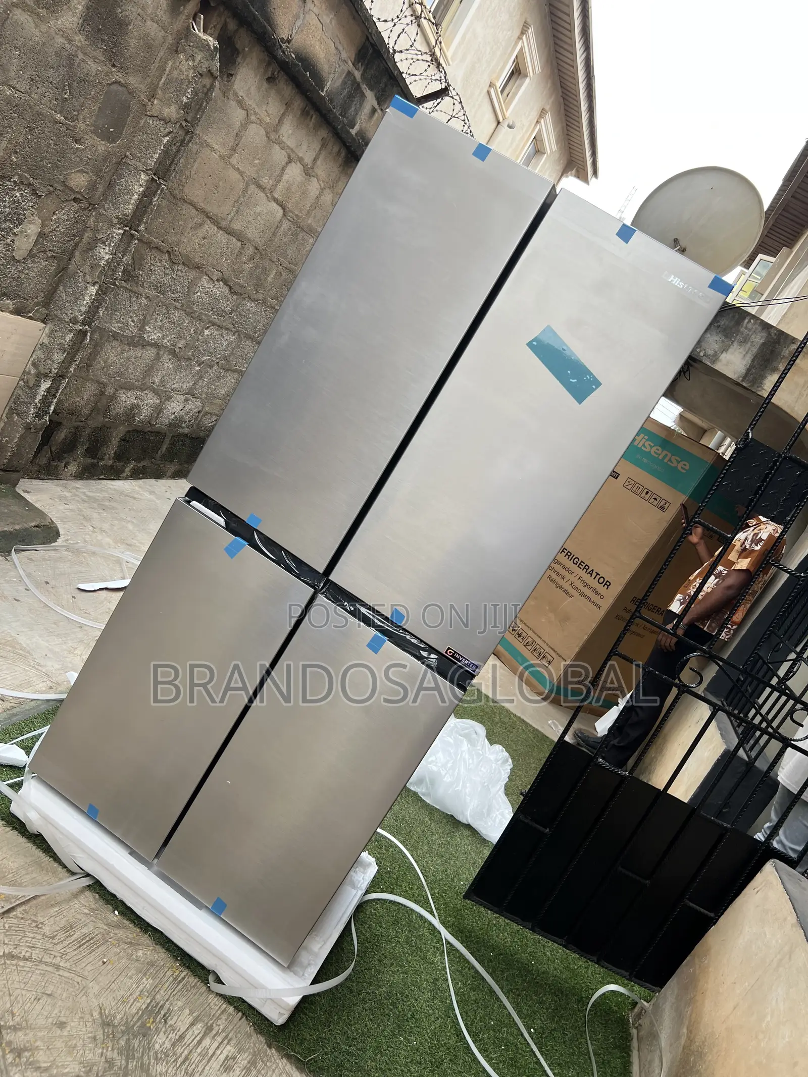 Brand New Hisense 392l Refrigerator Rq-54ws Large Capacity