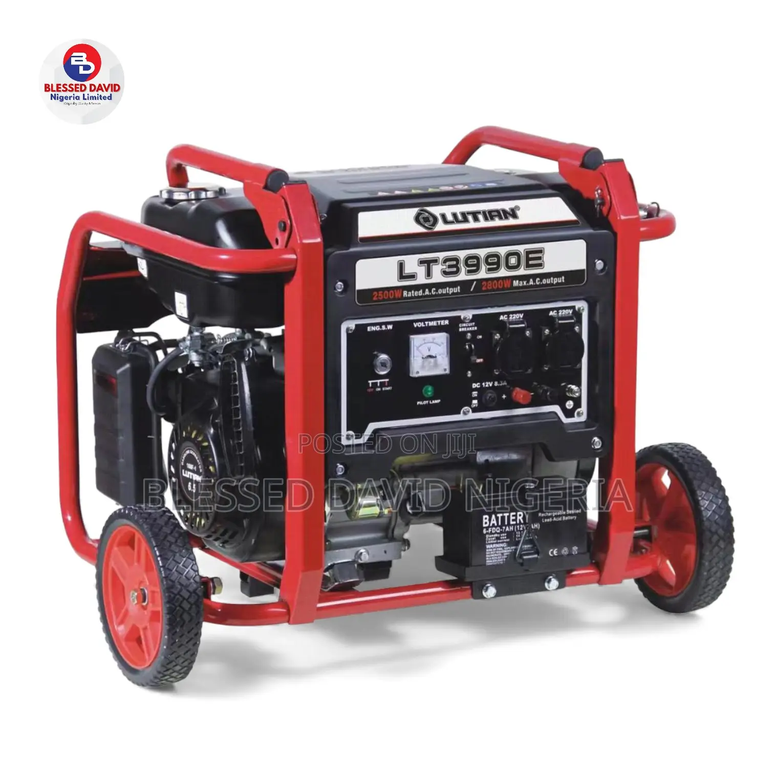 Lutian Lt3990e 3.2kva / 3.5kva Key Start Generator 100% Copper