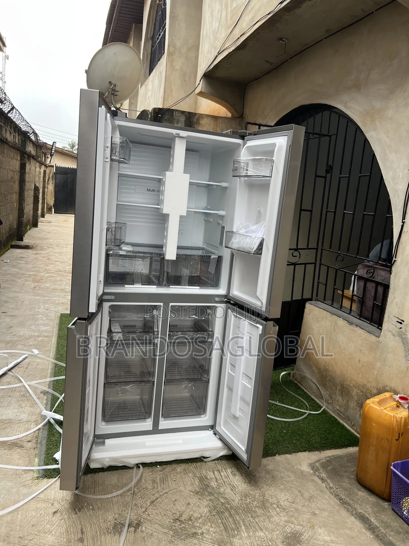 Original Hisense Side by Side Refrigerator Rq-54ws 392l
