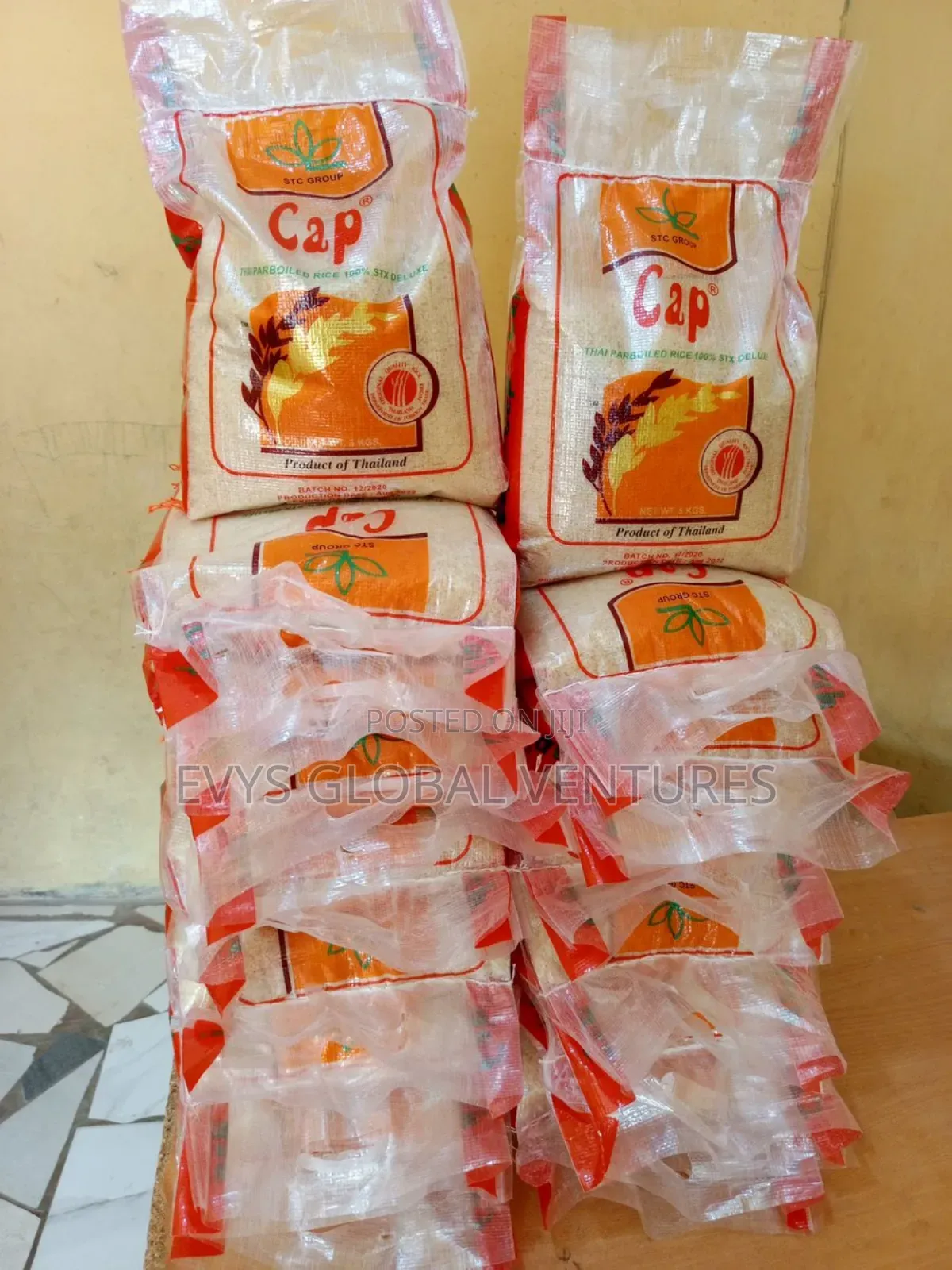 Cap Rice Foreign Parboiled Rice - 5kg