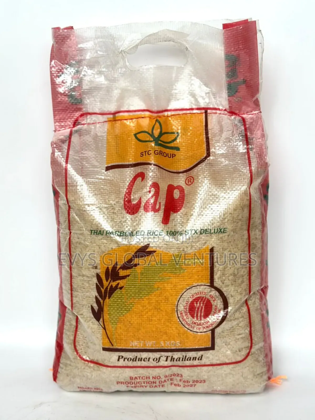 Cap Rice Foreign Parboiled Rice - 5kg