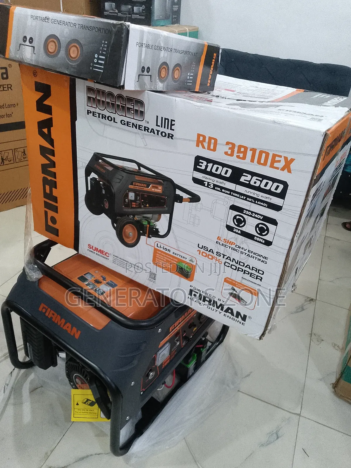 Heavy-Duty Generator Firman Rd3910ex 3.5kva