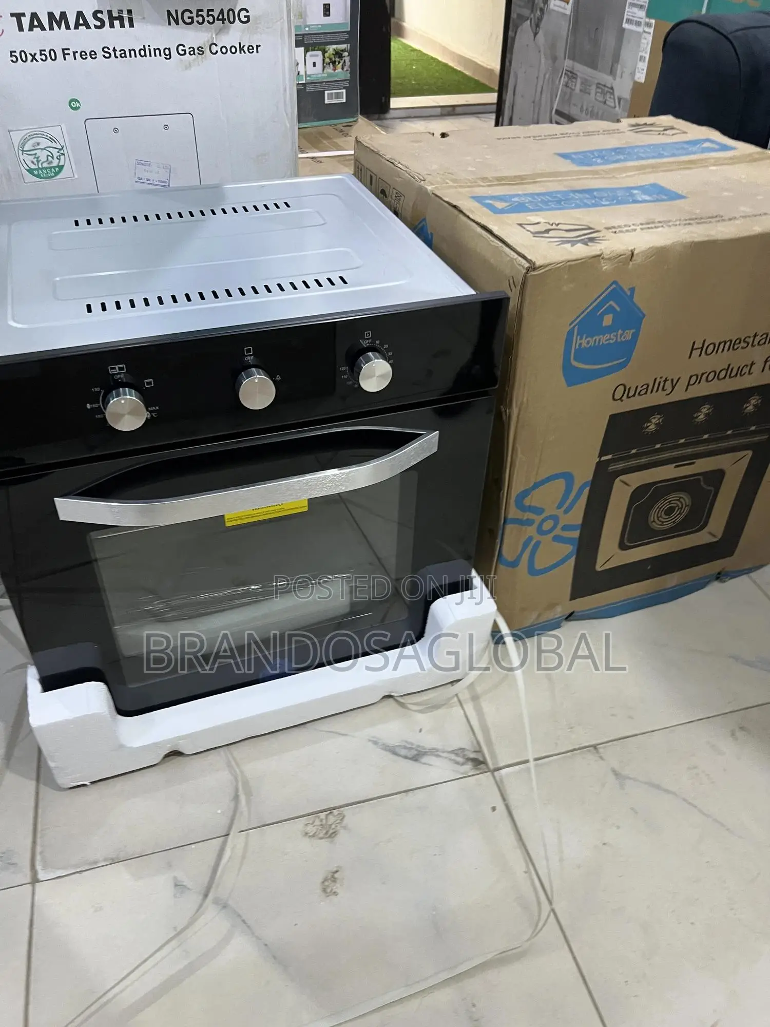 Homestar Modern Built in Oven 60x60 Hsqmb60-Bk