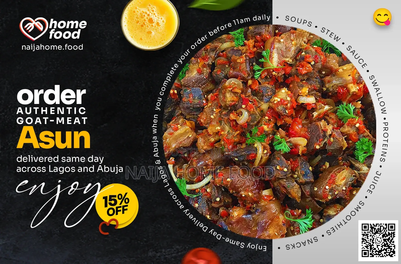 Order Authentic Goat Meat Asun From Naija Home Food Across Lagos Abuja