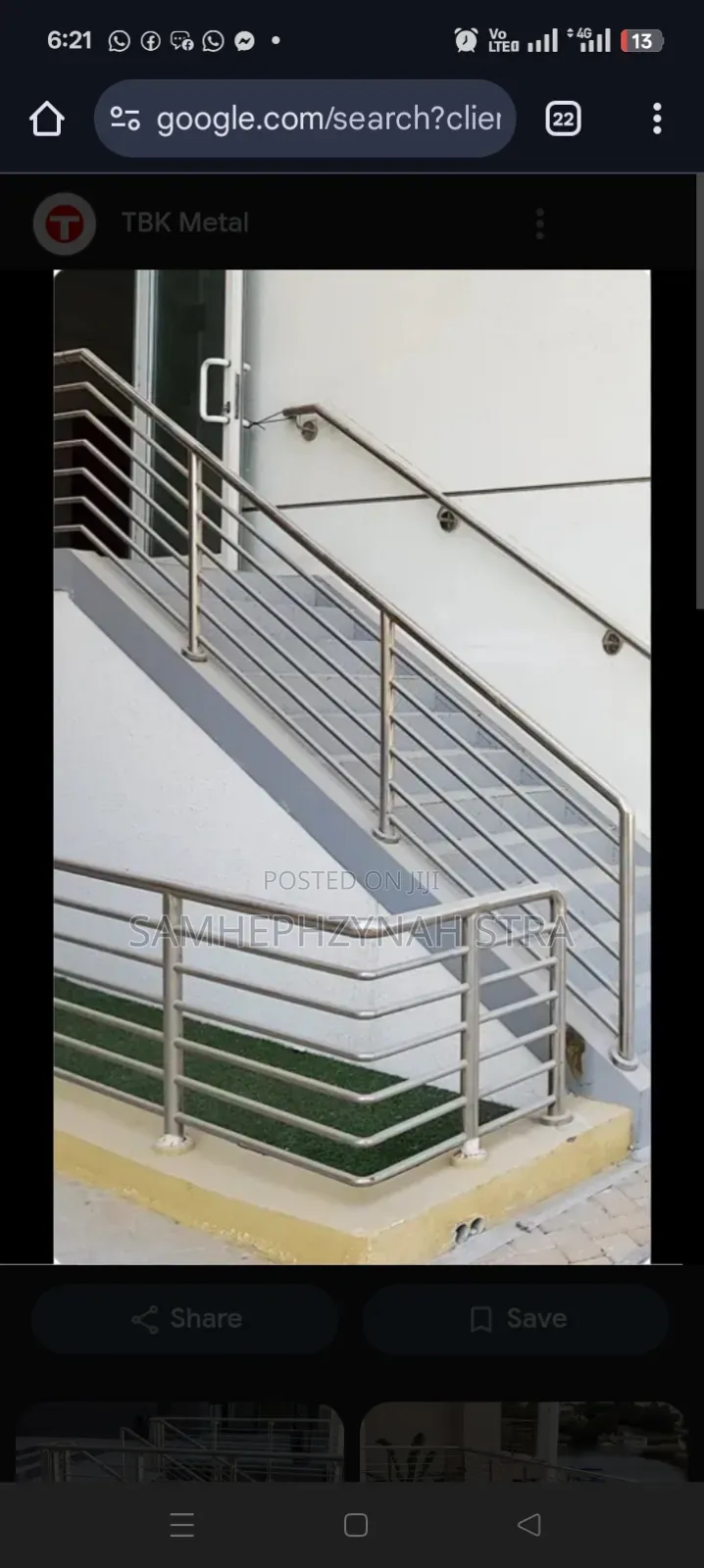Glass and Stainless Staircase