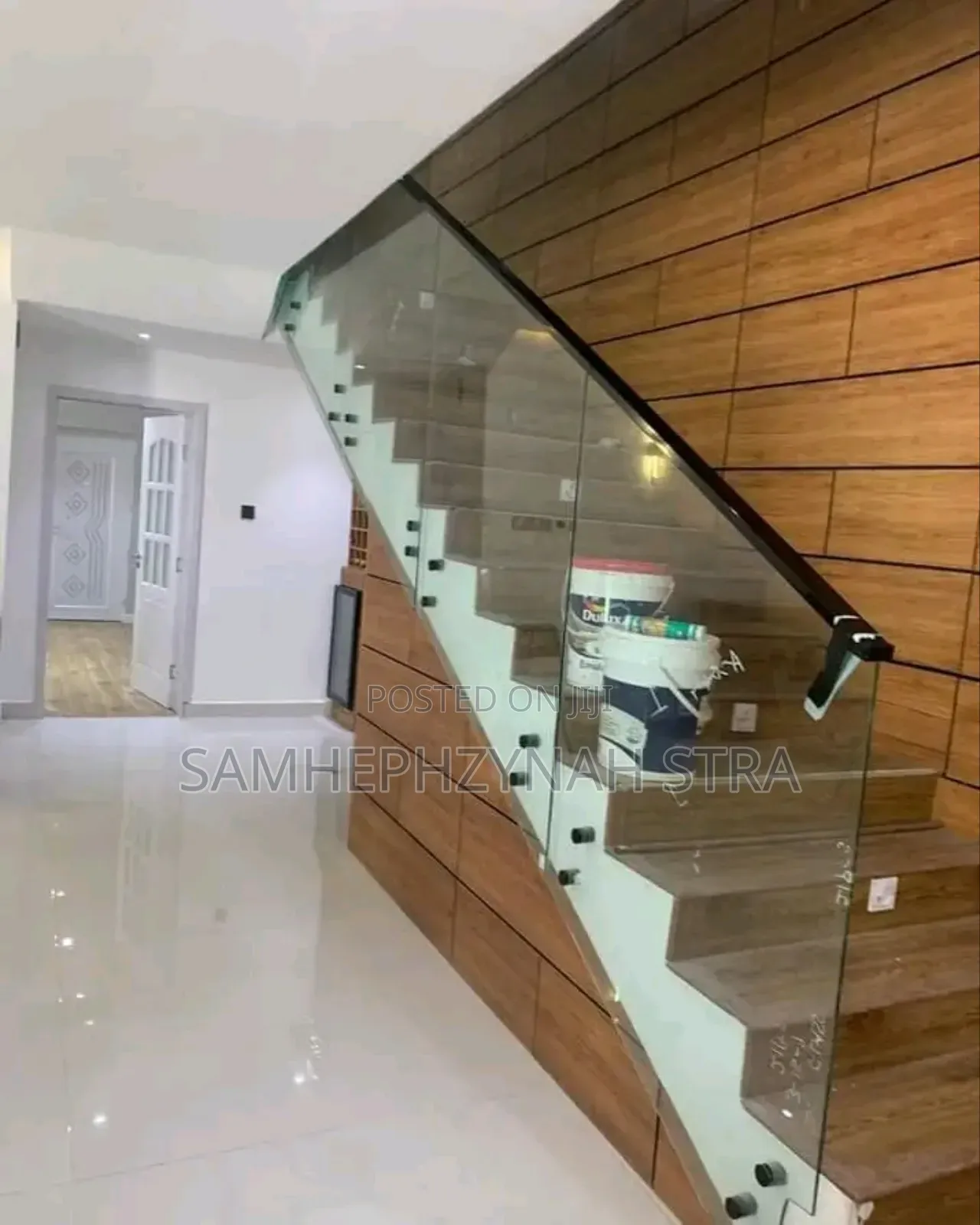 Glass and Stainless Staircase