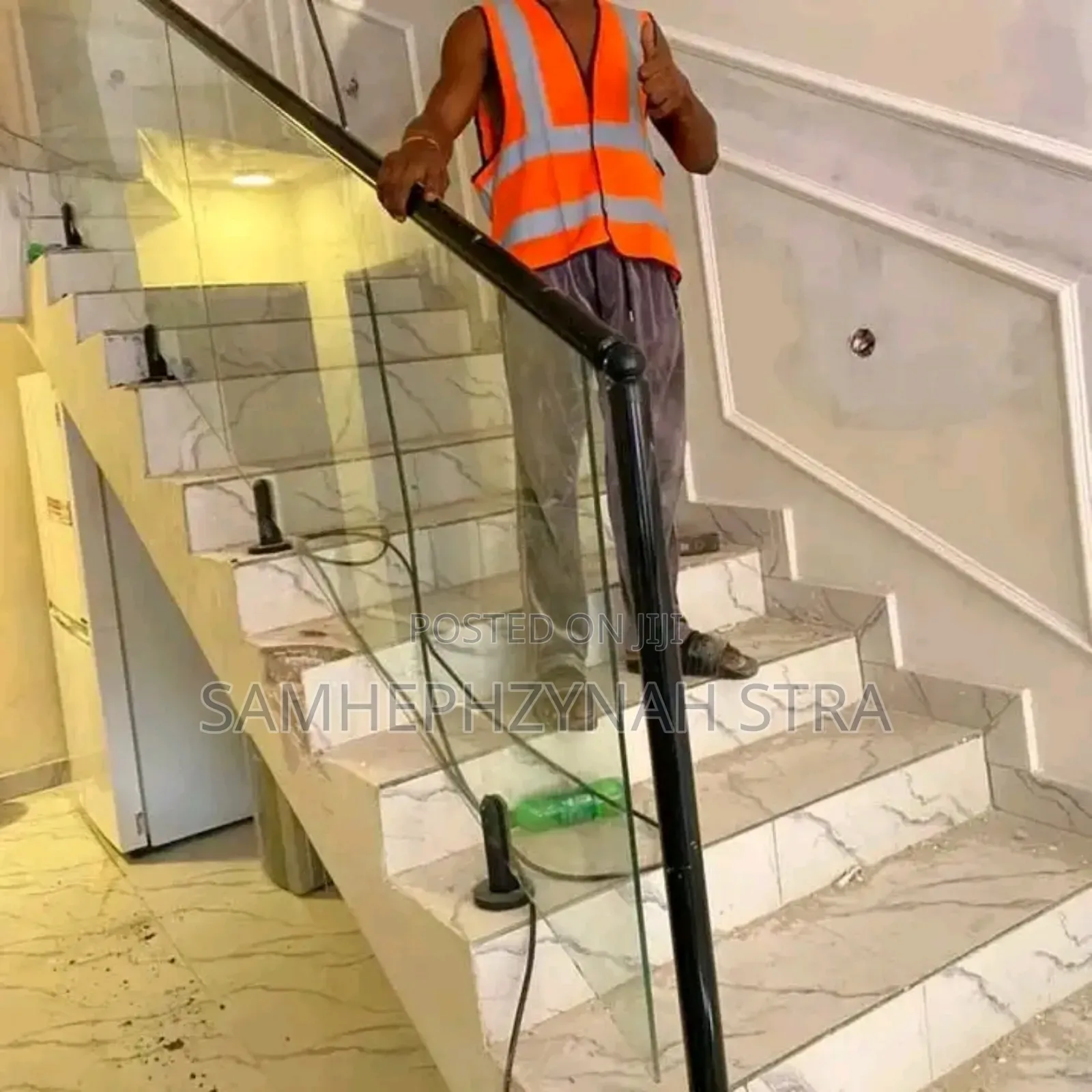 Glass and Stainless Staircase