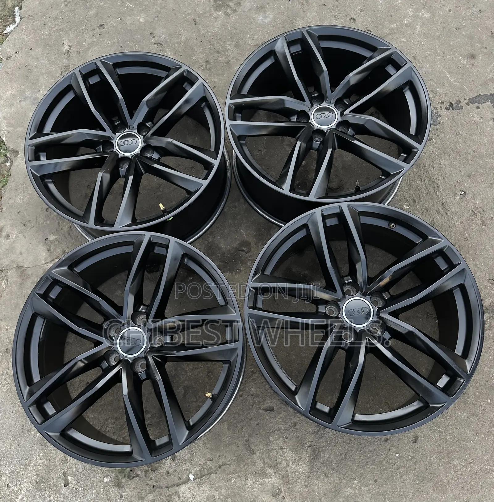 19 Rim For Audi A5 A6 Q5 Q3 Pure Black Rim Original Oem Rim