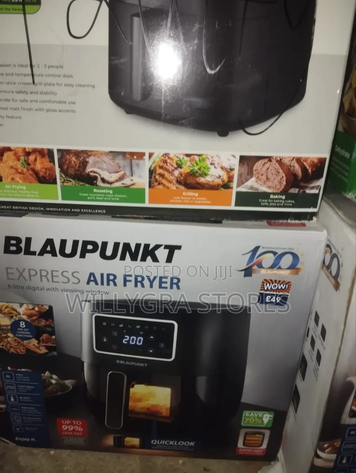 Blaupunkt Digital Air Fryer With Viewing Window 6l