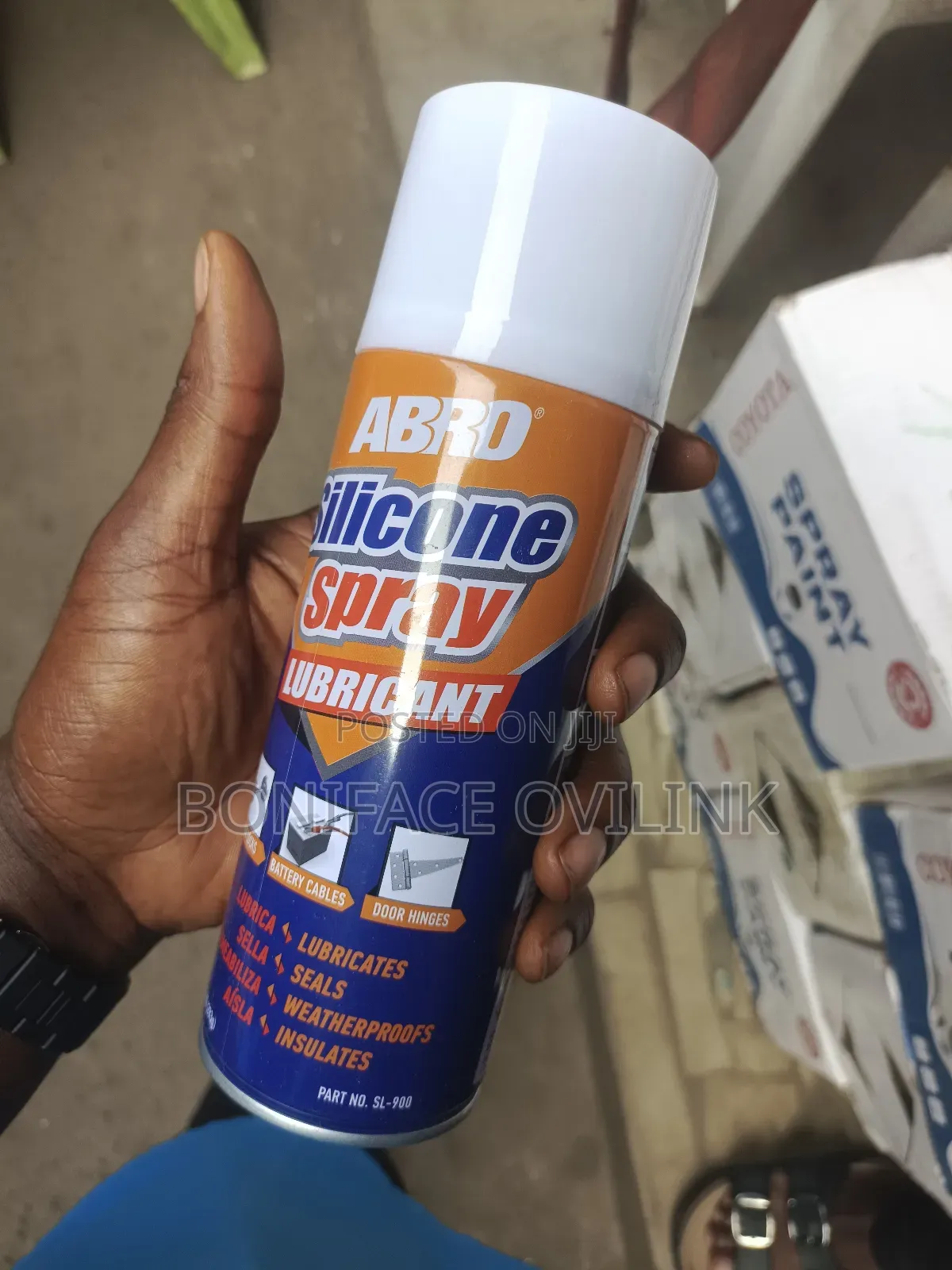 Abro Silicone Spray Lubricant