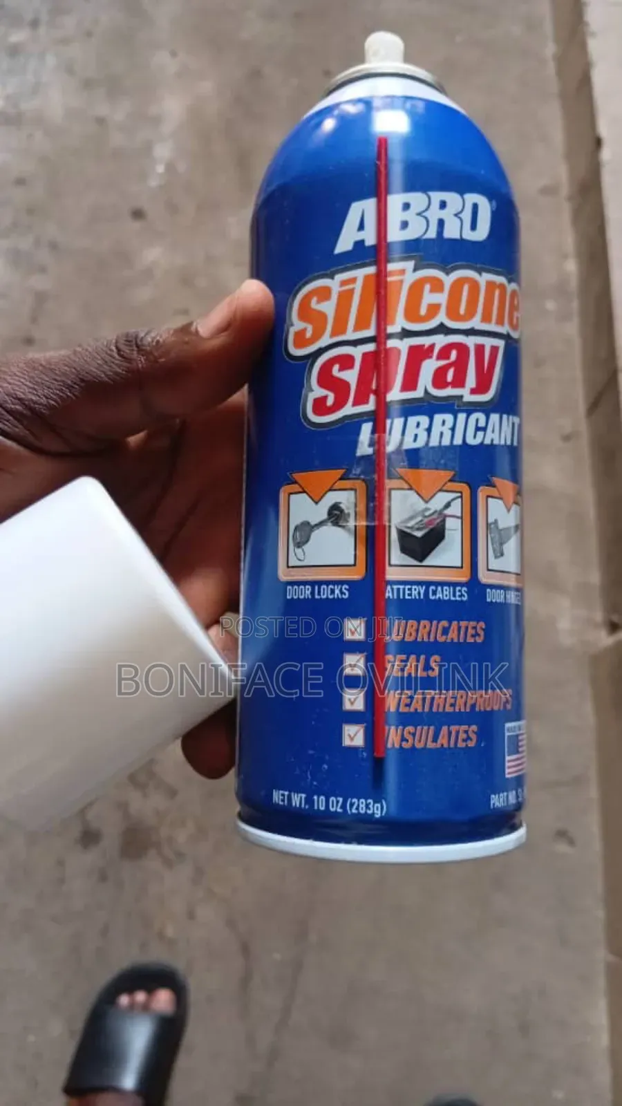 Abro Silicone Spray Lubricant