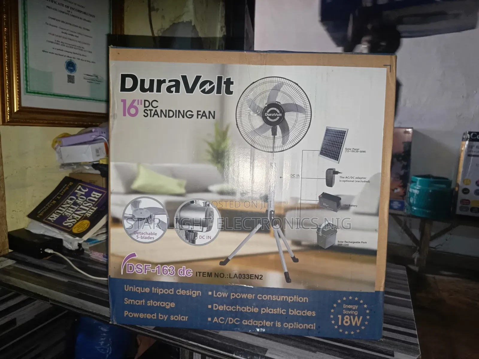 16 Inches Dc Standing Fan