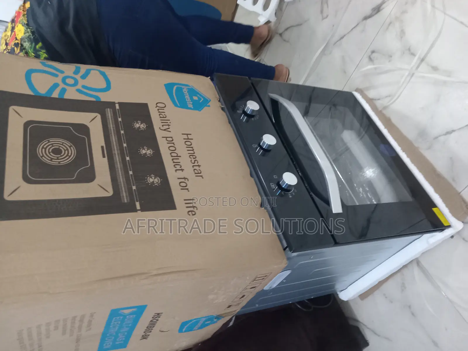 Homestar Hsqmb60-Bk 75l Electric Fan Oven
