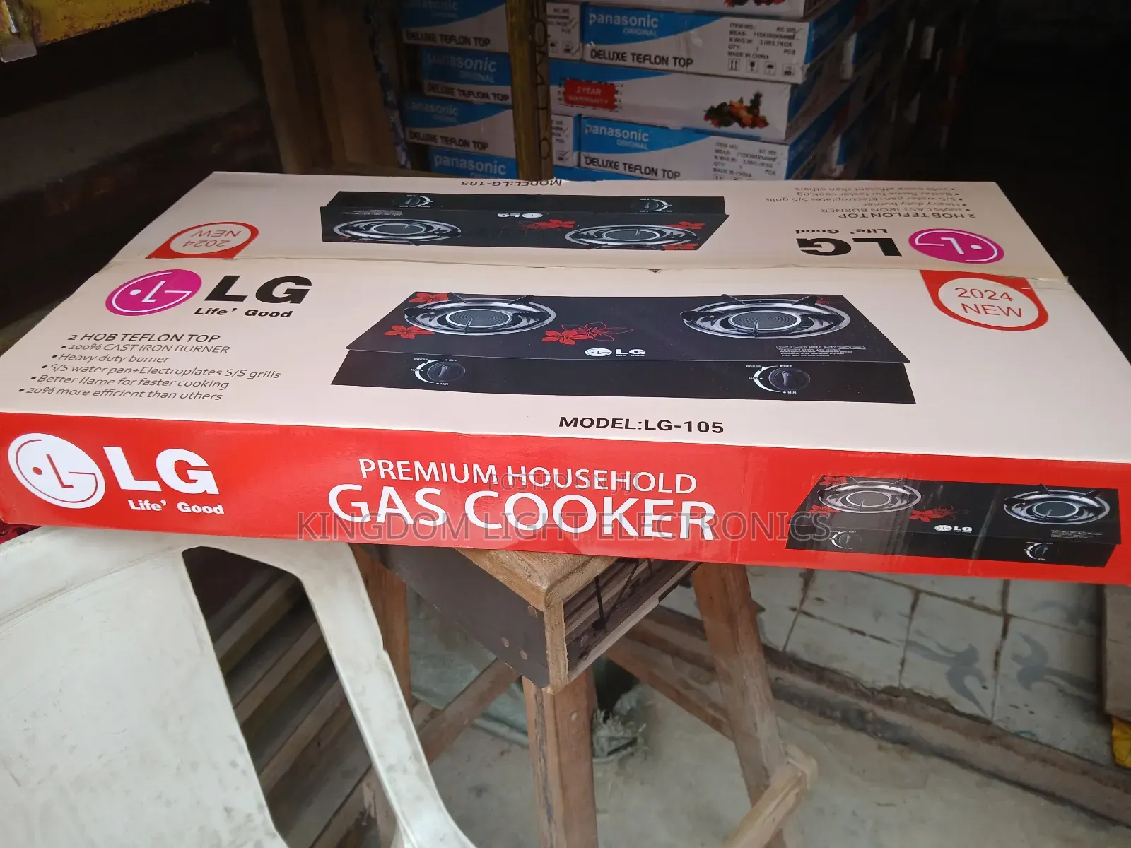 Original Lg Gas Stove Cooker Pure Blue Light Flame.