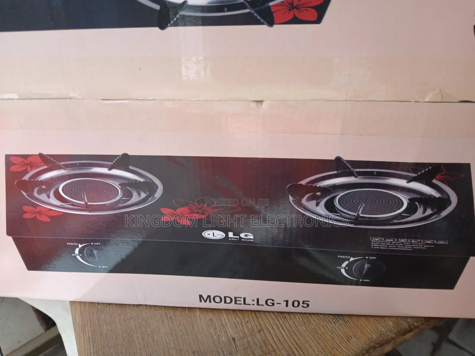 Original Lg Gas Stove Cooker Pure Blue Light Flame.