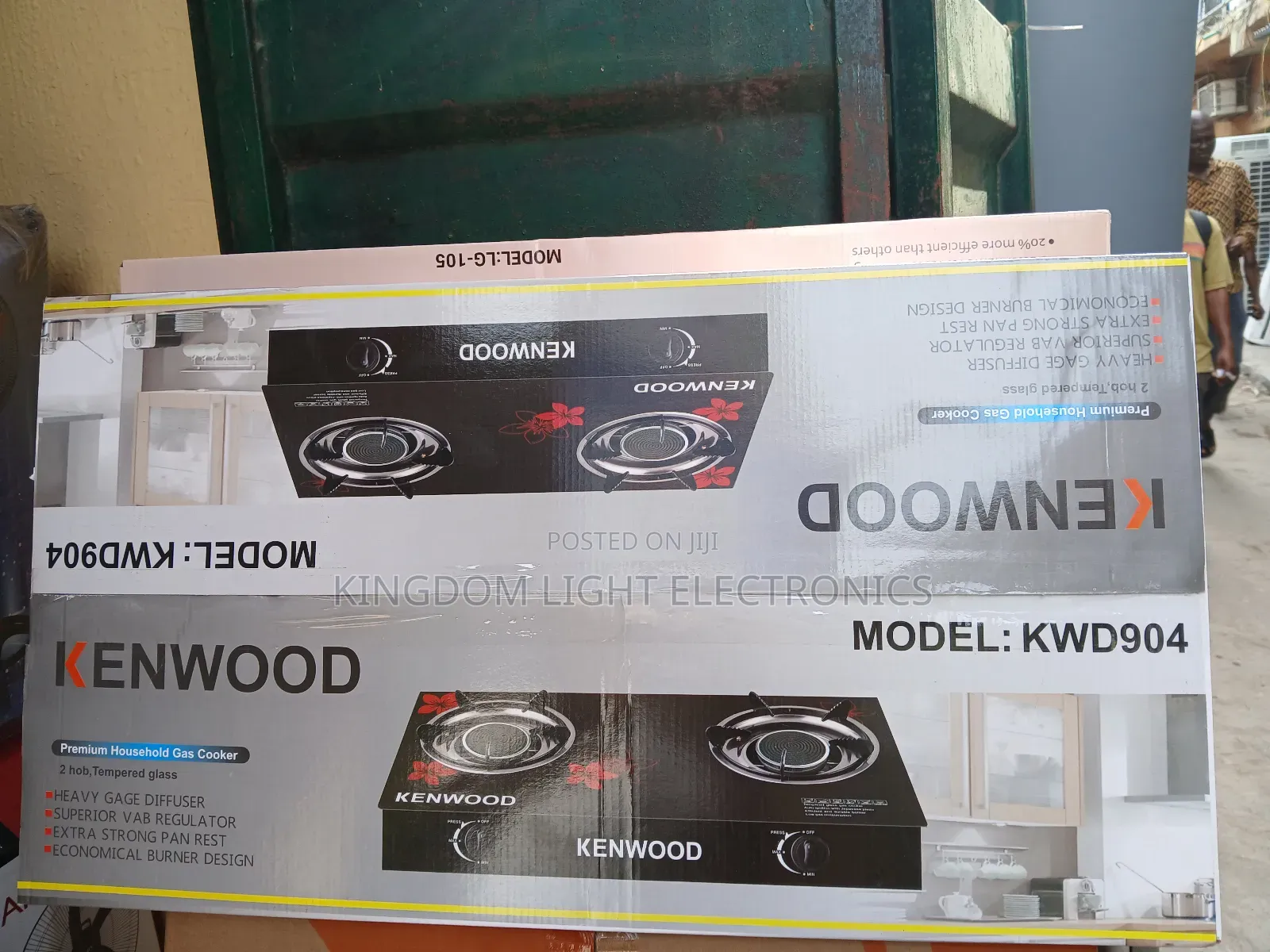 Original Kenwood Gas Stove Cooker Pure Blue Light Flame.