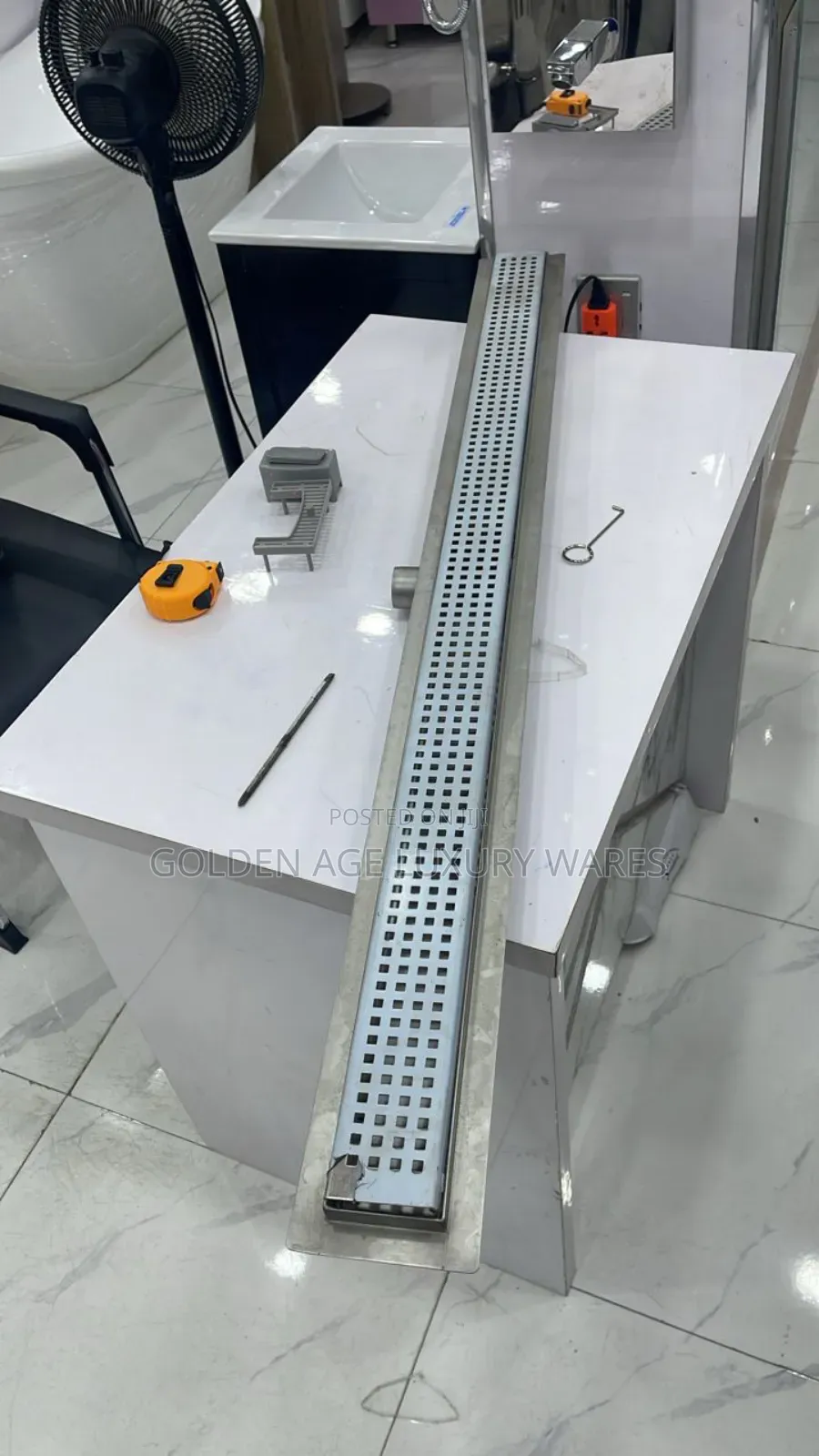 120cm Side Outlet Anti Rust Floor Drain