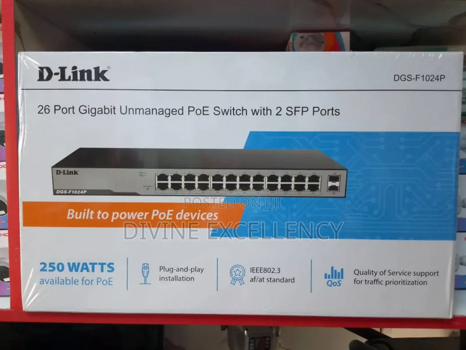 D Link 26 Port Poe Switch