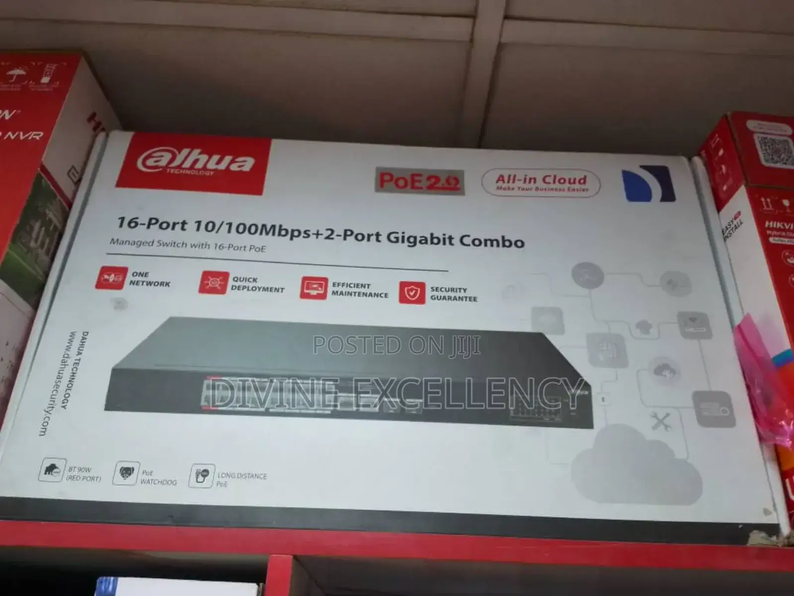 Dahua 16 Port Poe Switch Gigabit