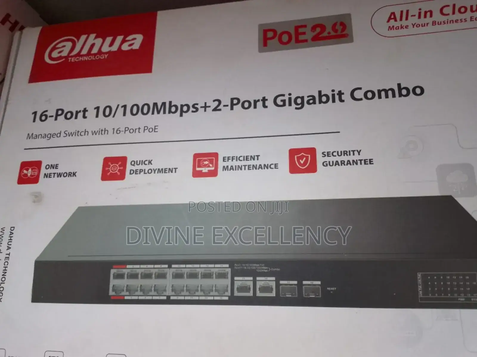 Dahua 16 Port Poe Switch Gigabit